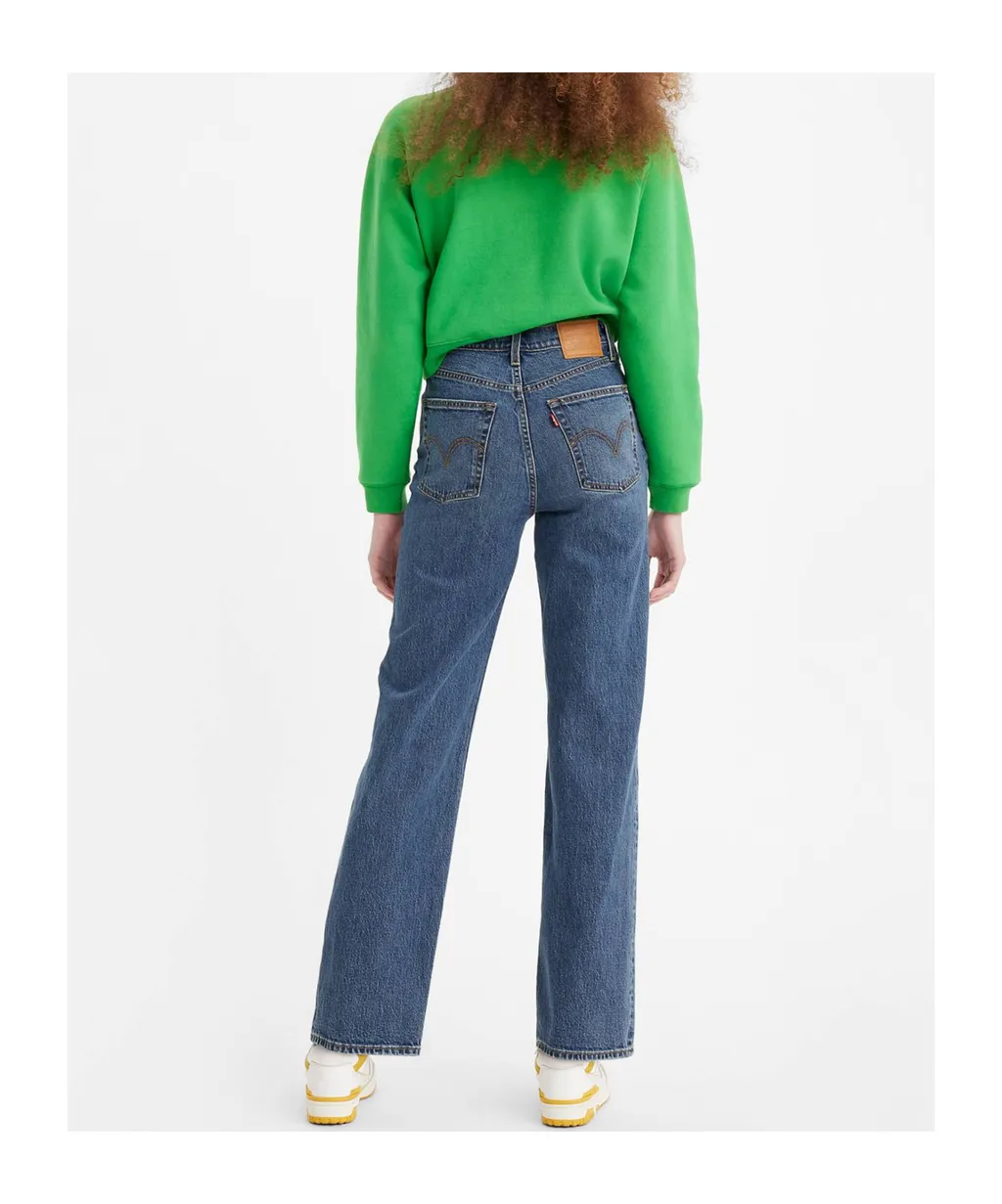 High-Rise Denim Pants