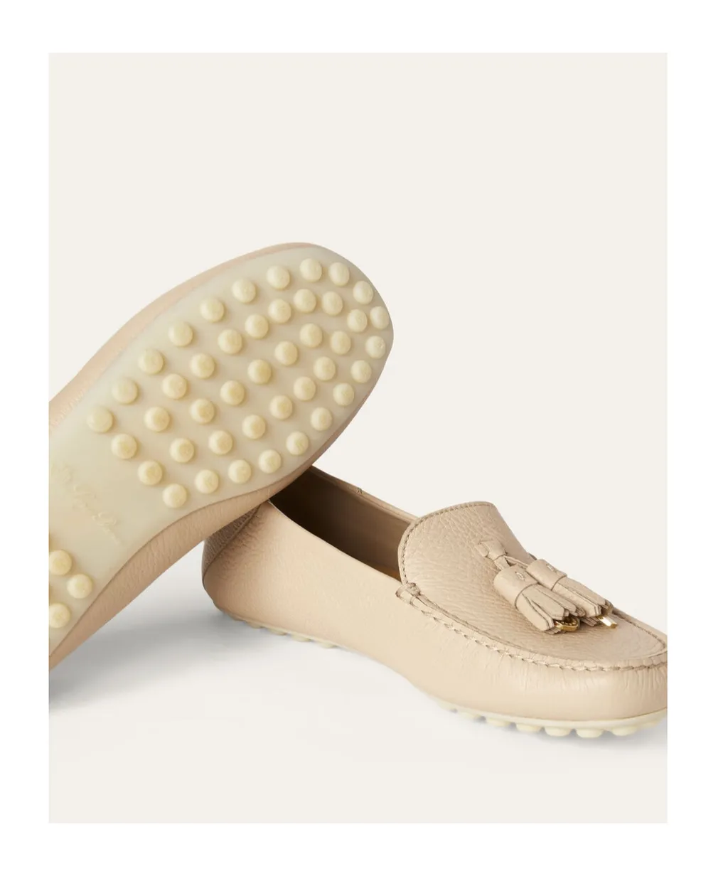 Loro Piana Tassel-Detailed Round Toe Loafers
