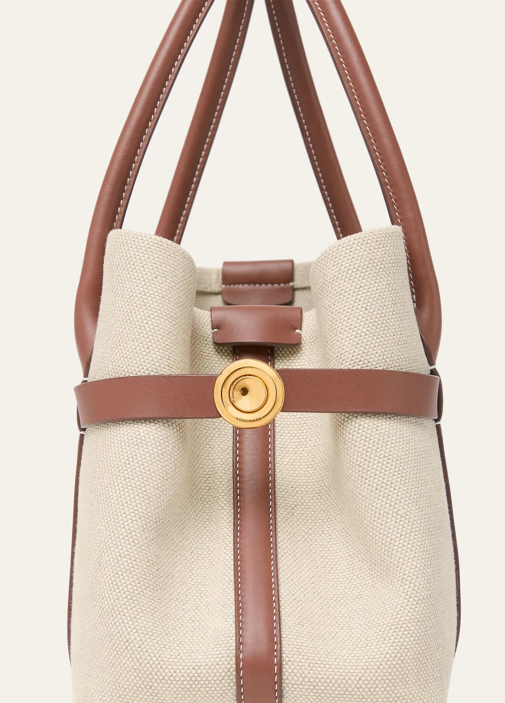 Loro Piana Logo Embossed Shopping Bag