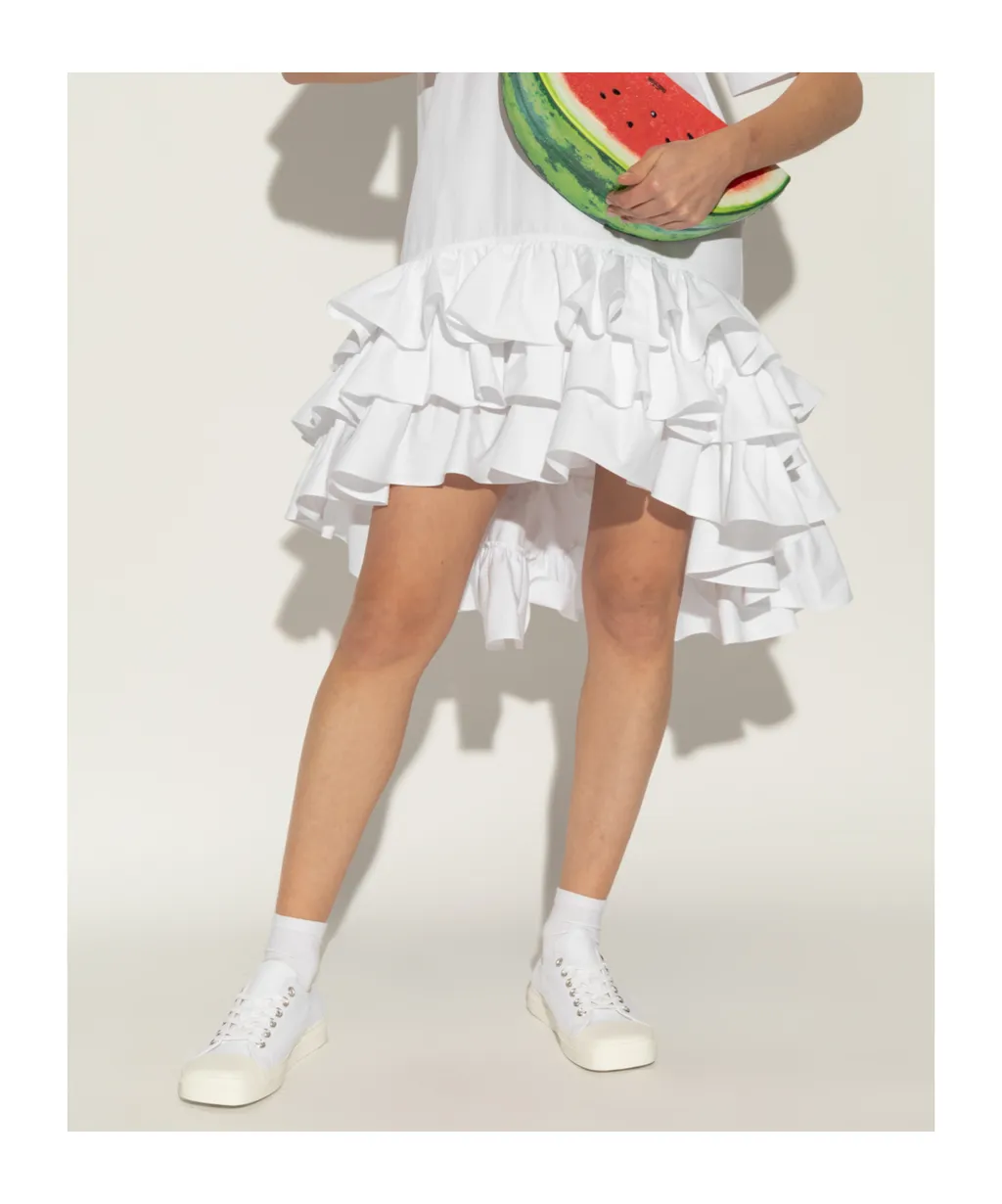 Moschino Square-Toe Low-Top Sneakers