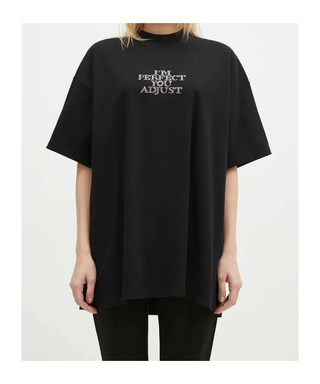 Open-Necked Black Shirt