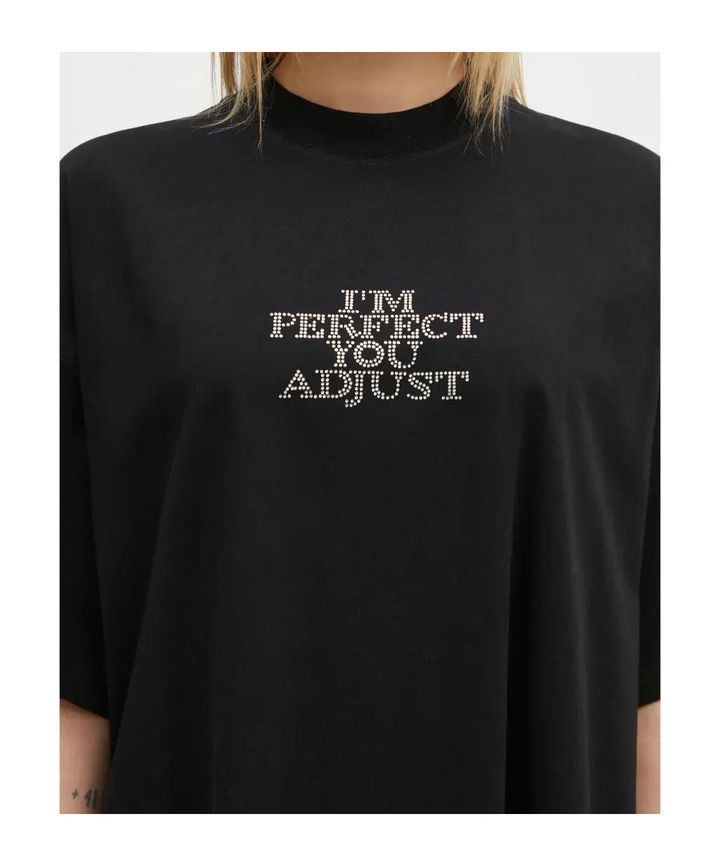 Open-Necked Black Shirt