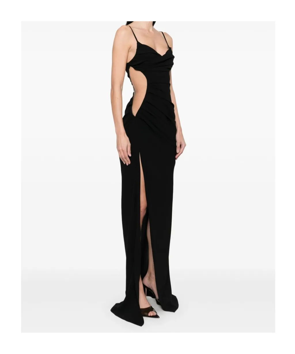 Illusion Cut-Out Gown