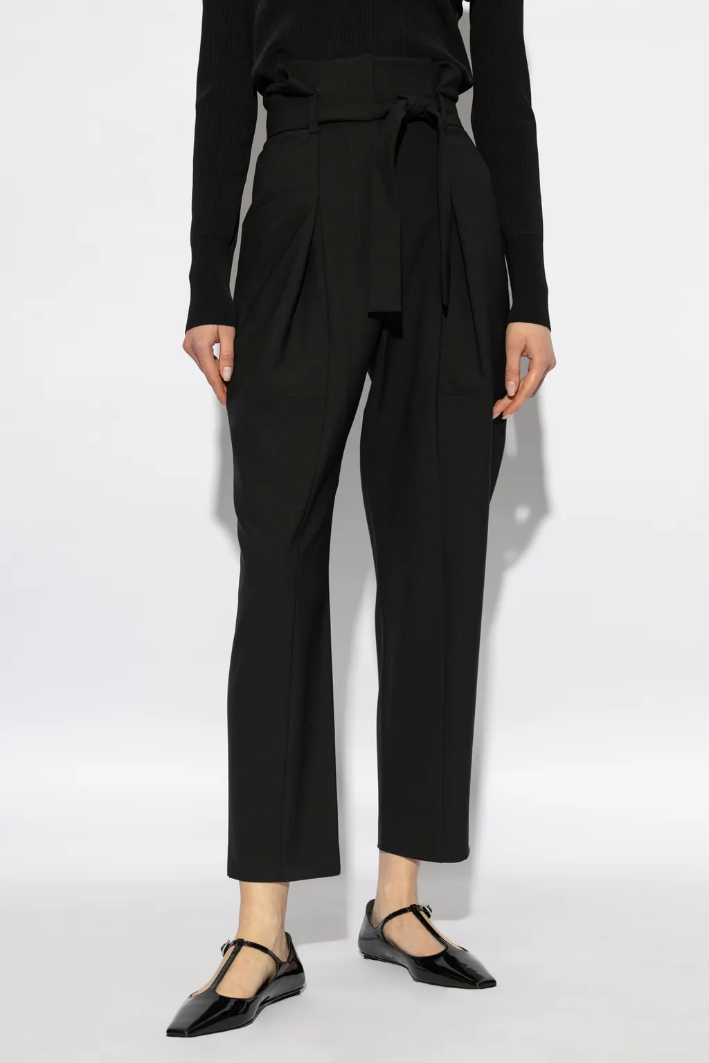 Belt-Loop Casual Pants
