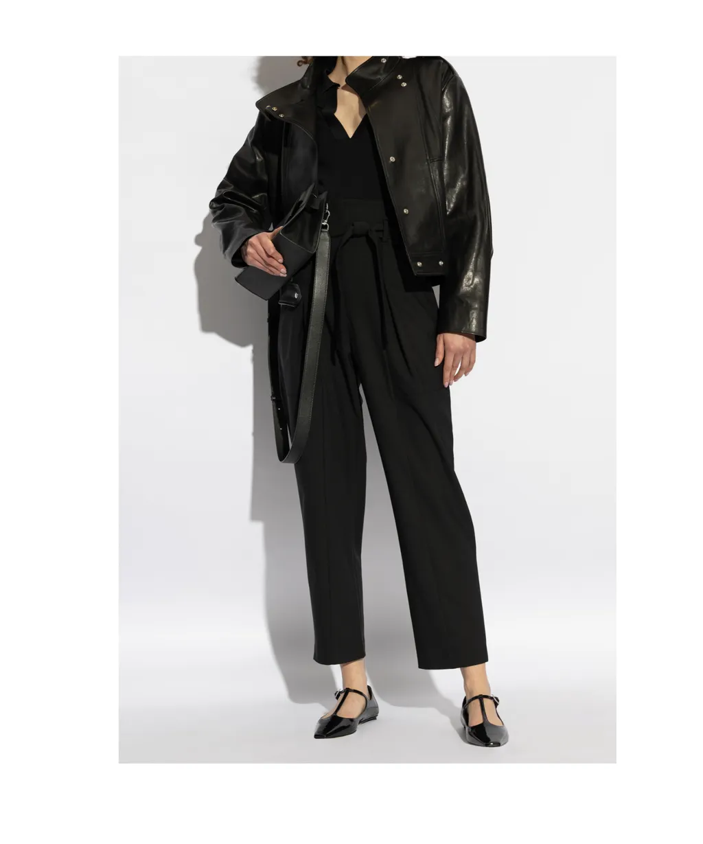Belt-Loop Casual Pants