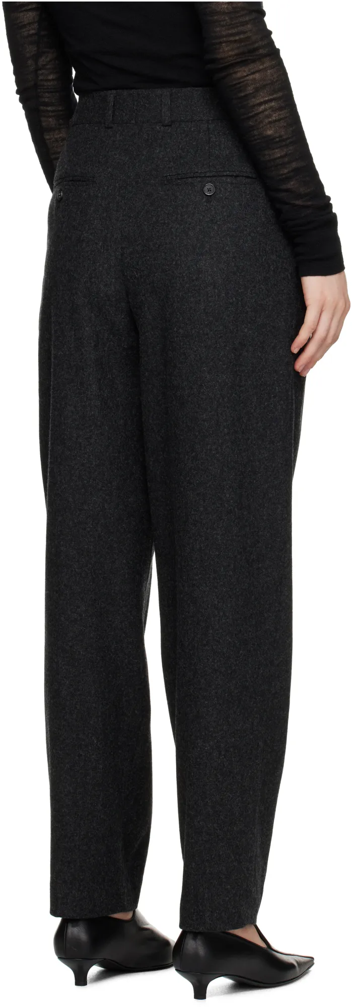 Pleated Tailored Trousers