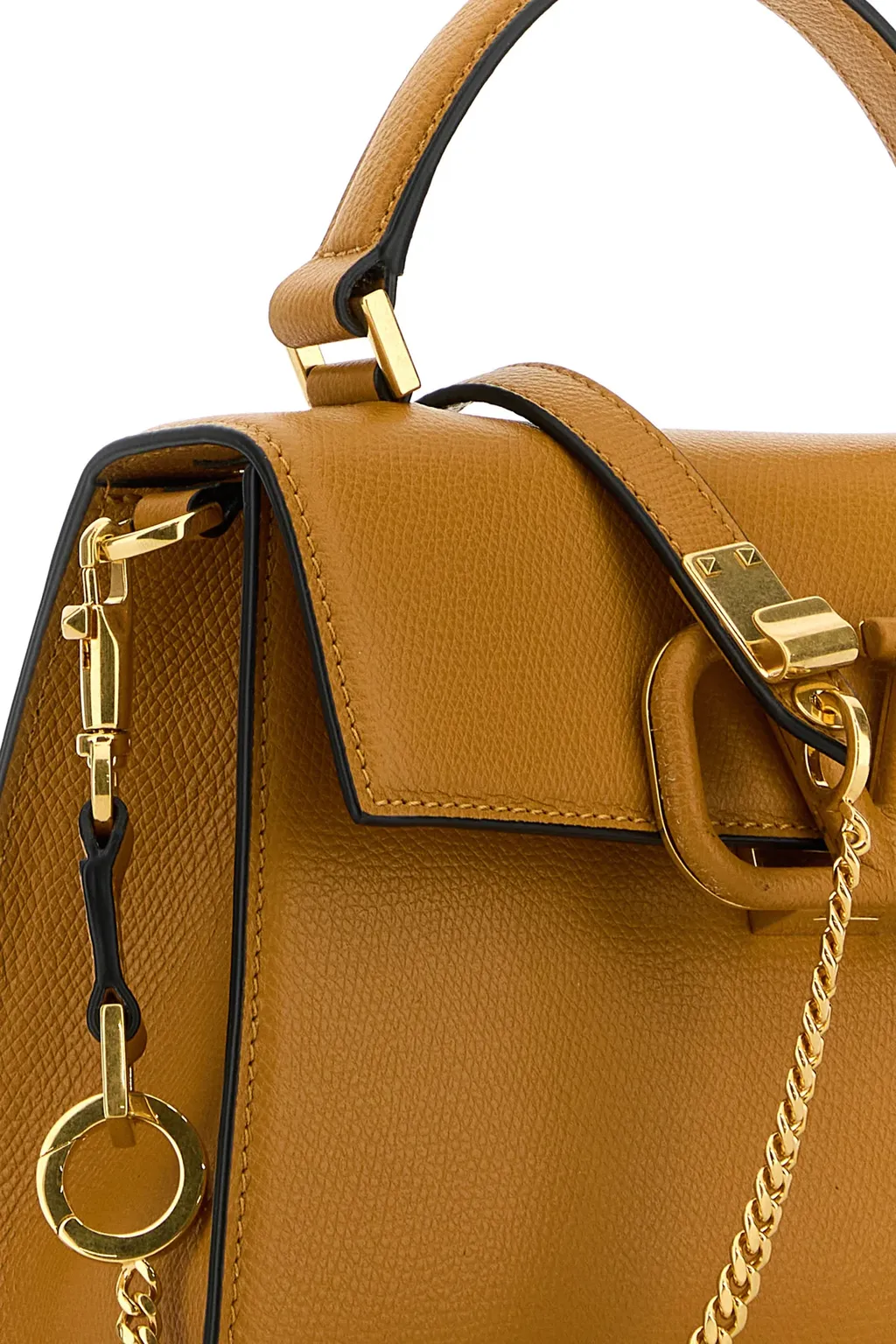 Valentino Vsling Foldover Top Small Tote Bag
