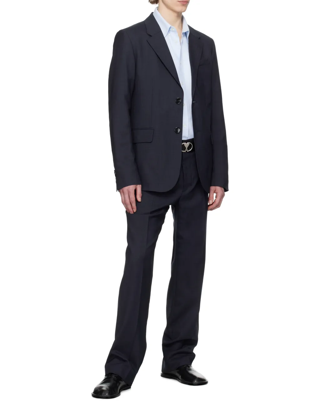Ami Paris Single-Breasted Tailored Blazer