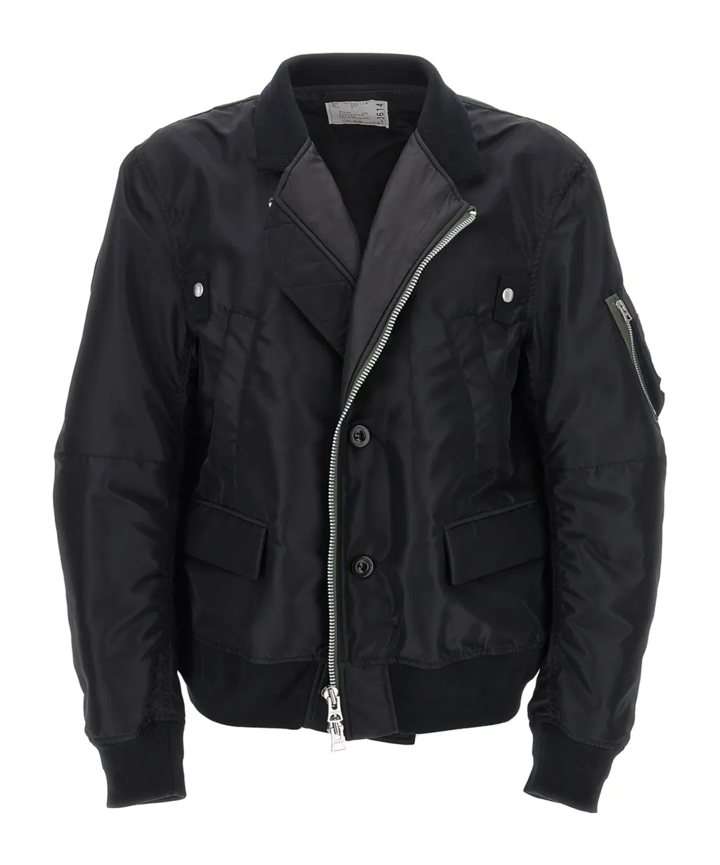 Sacai Zipped Bomber Jacket