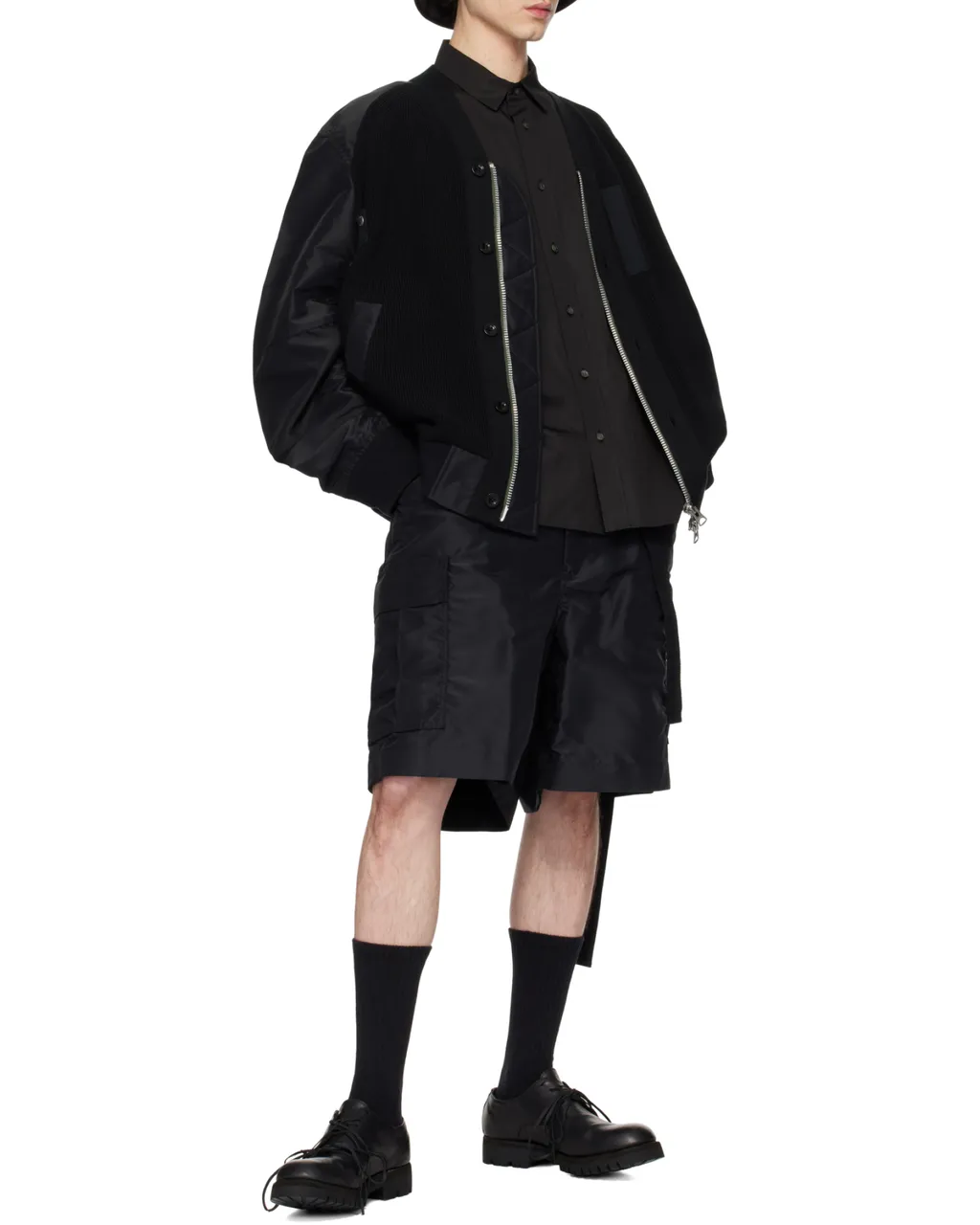 Sacai Belted Cargo Shorts