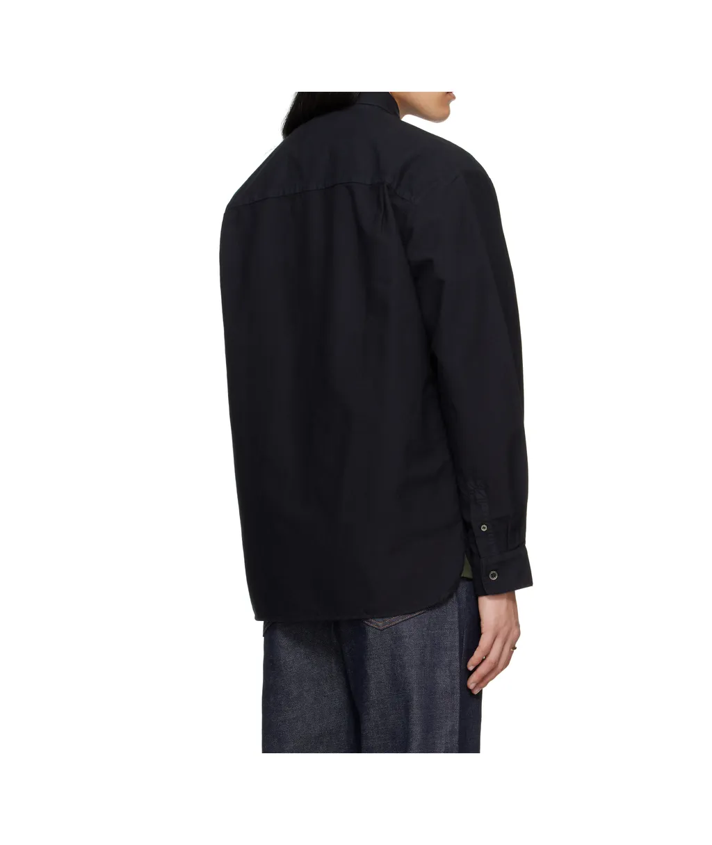 A.P.C. Logo-Embroidered Long-Sleeved Shirt