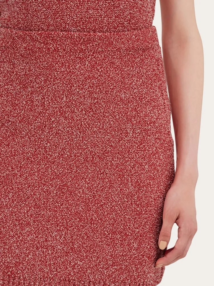 Bouclé Mini Skirt