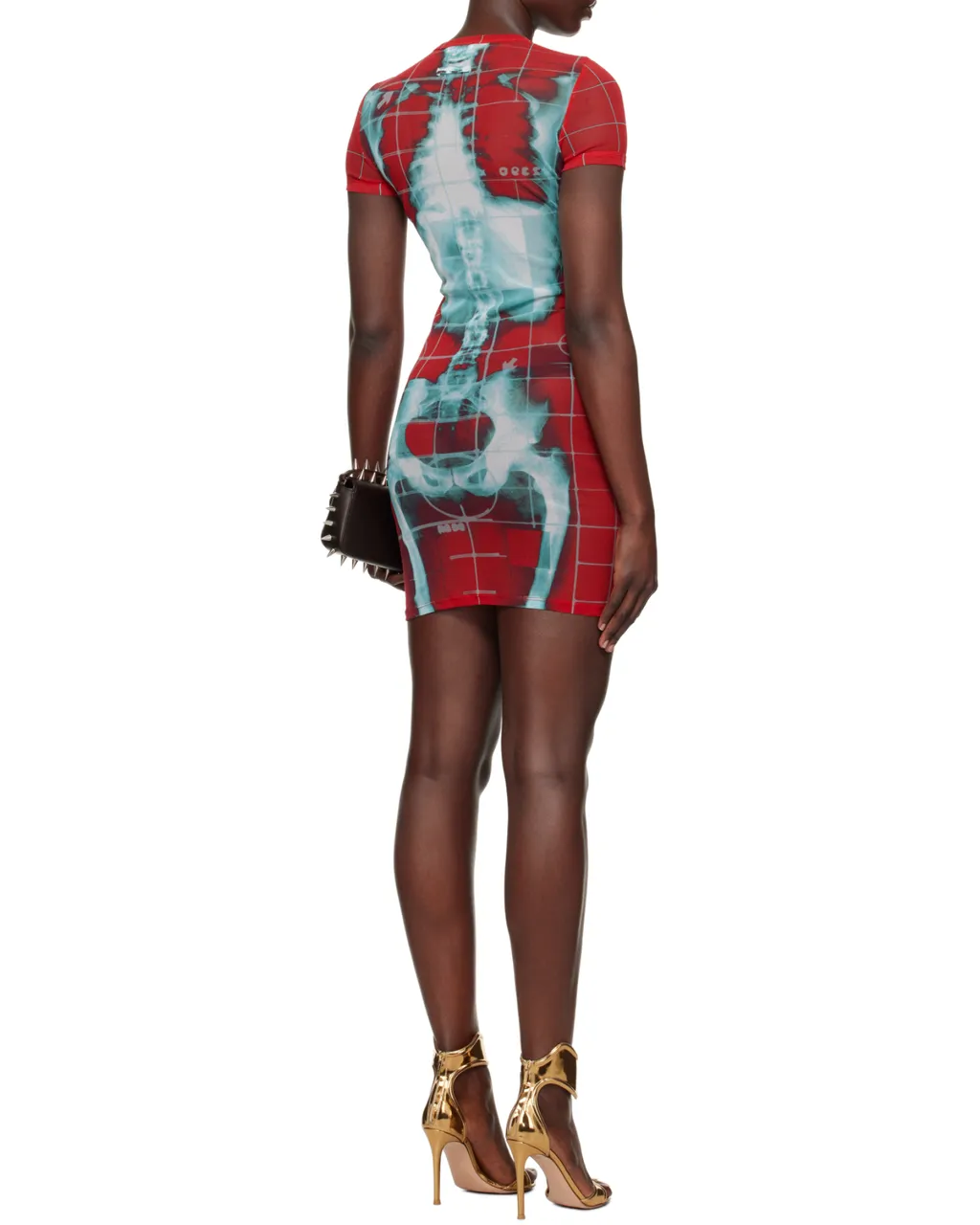 Exclusive Red & Blue Squeletor Mini Dress T-Shirt