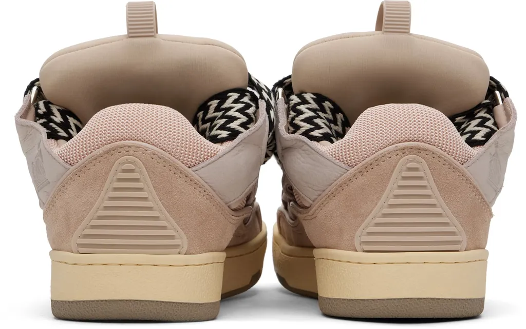 Leather Curb Sneakers