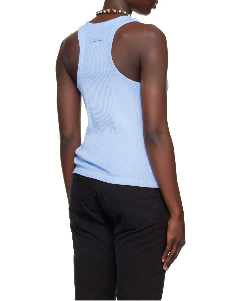 Ribbed-Knit Cotton Vest