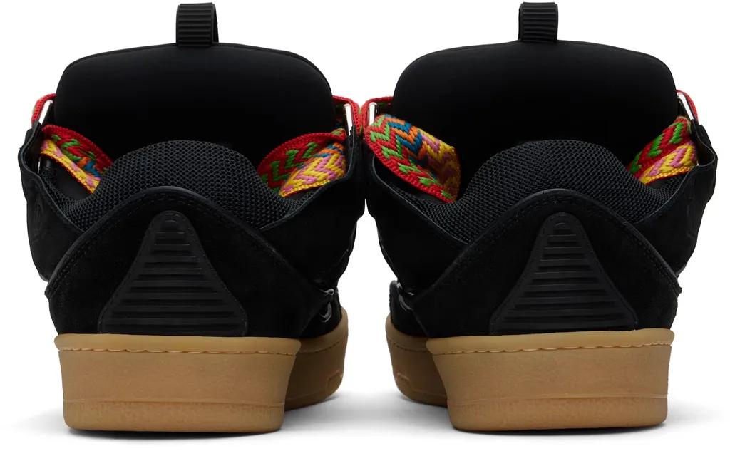 Leather Curb Sneakers