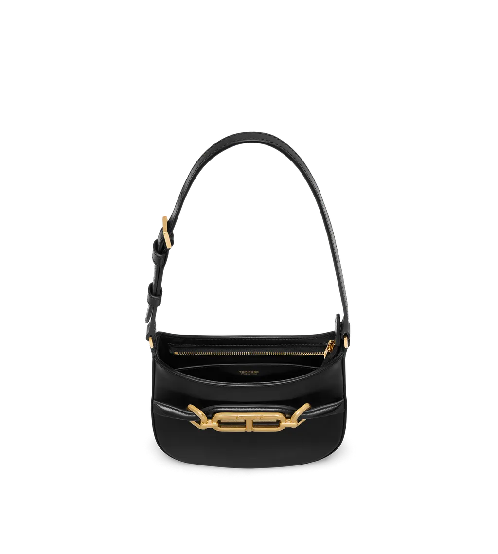 Tom Ford Logo Engraved Chain Detailed Shoulder Bag