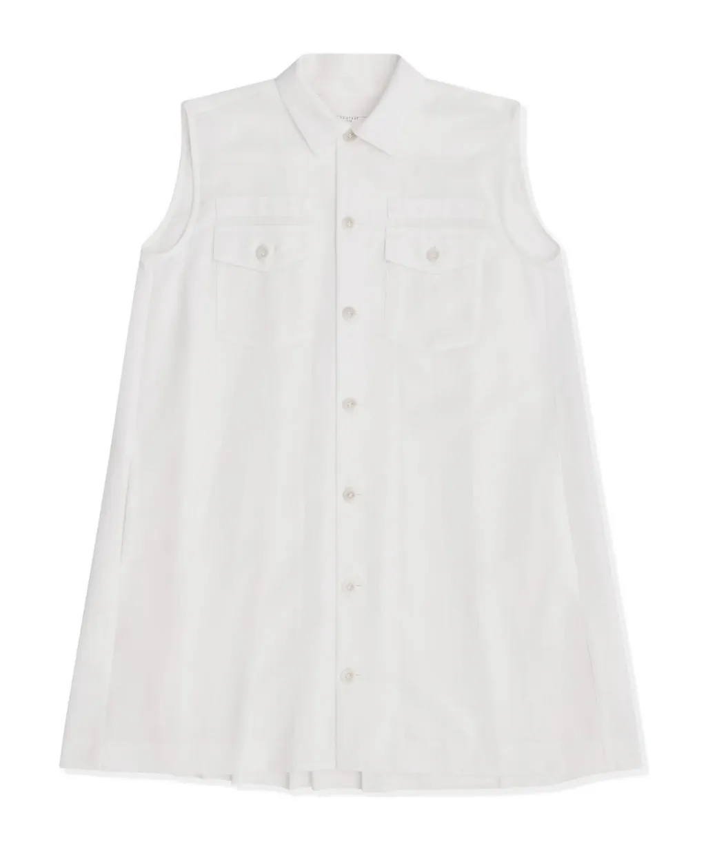 Sleeveless Pocket Mini Dress
