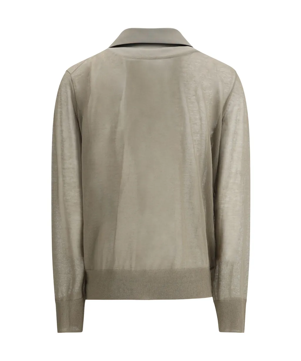 Sacai Double-Breasted Panelled Jacket