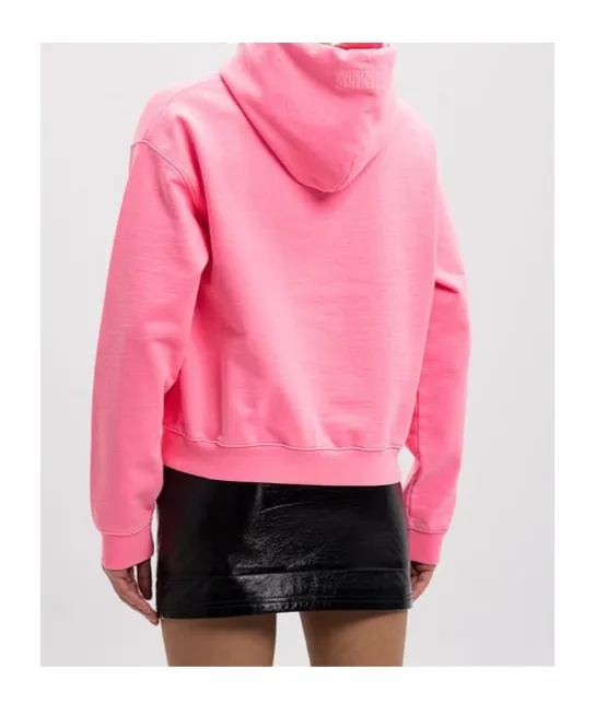 Vetements Oval Logo Drawstring Hoodie