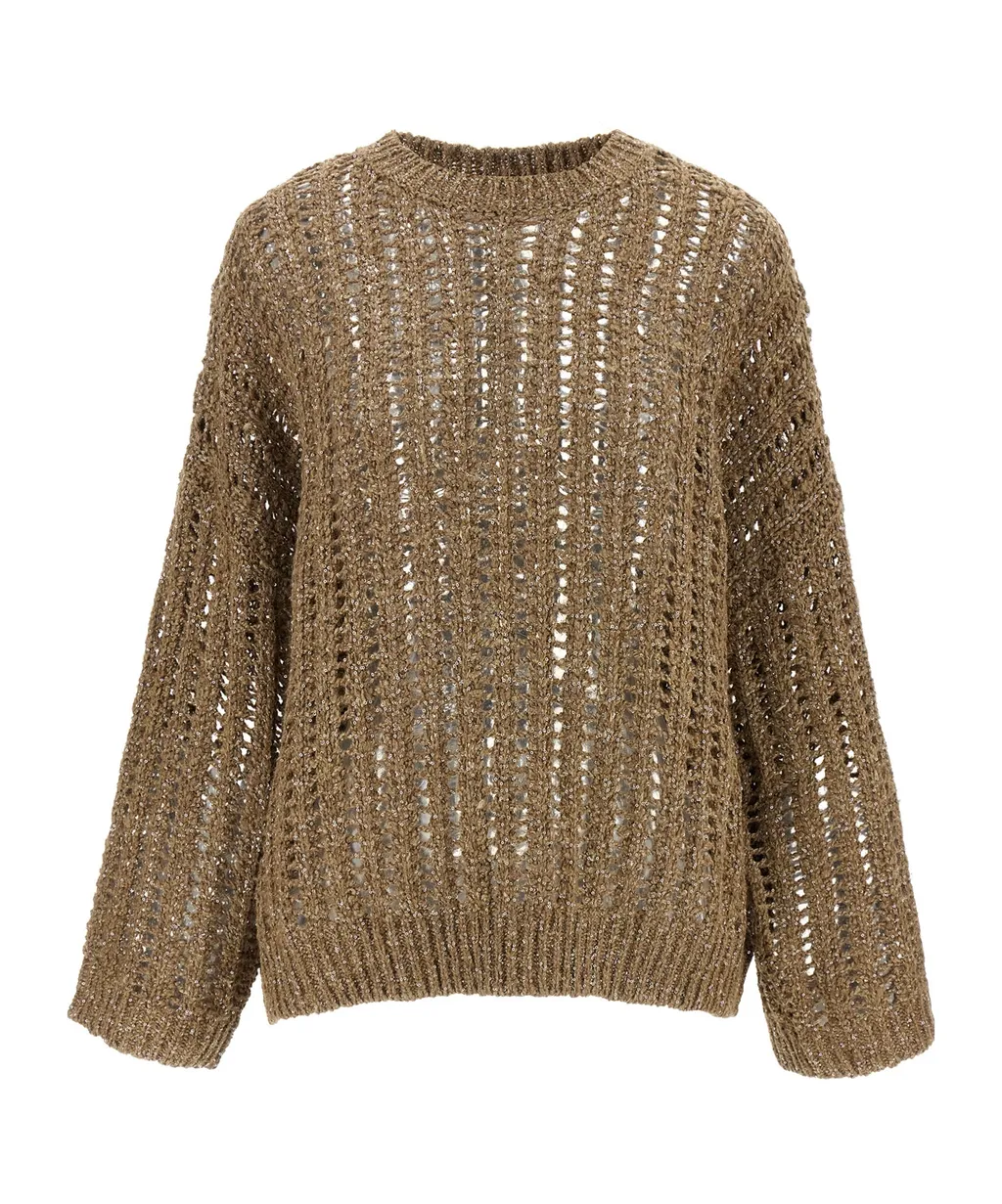 Brunello Cucinelli Crewneck Drop Shoulder Jumper