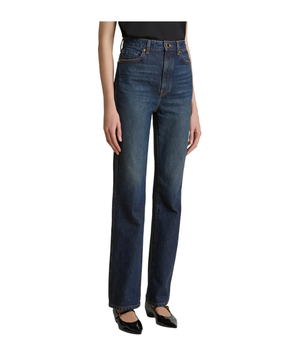 Khaite Danielle High Waist Jeans