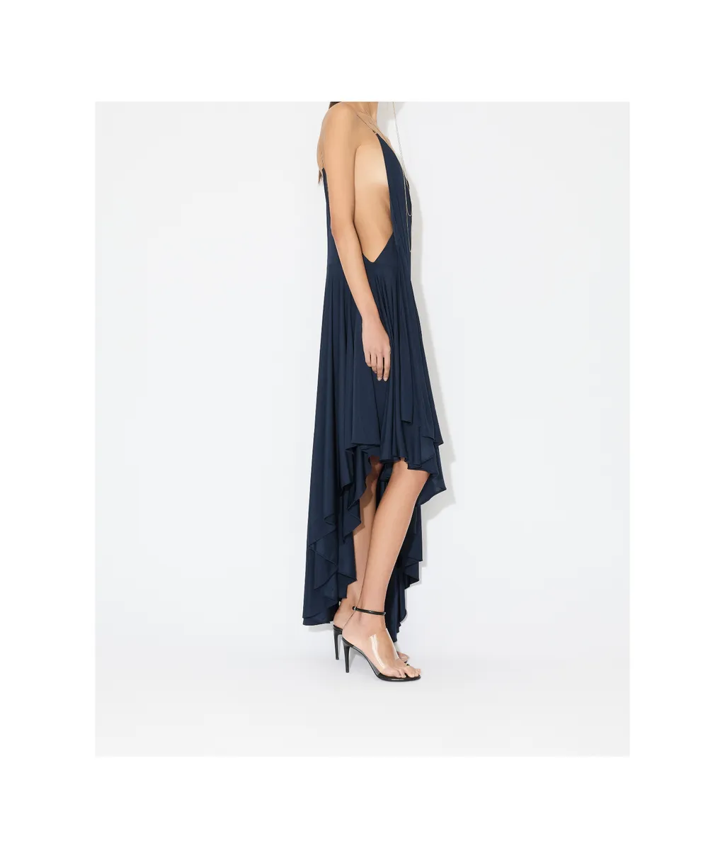 Matte Jersey Asymmetrical Slip Dress