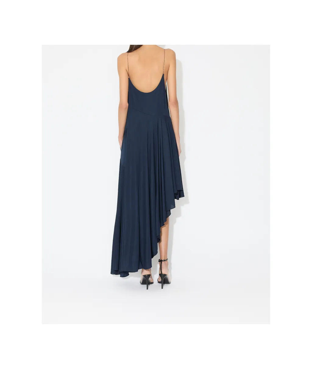 Matte Jersey Asymmetrical Slip Dress