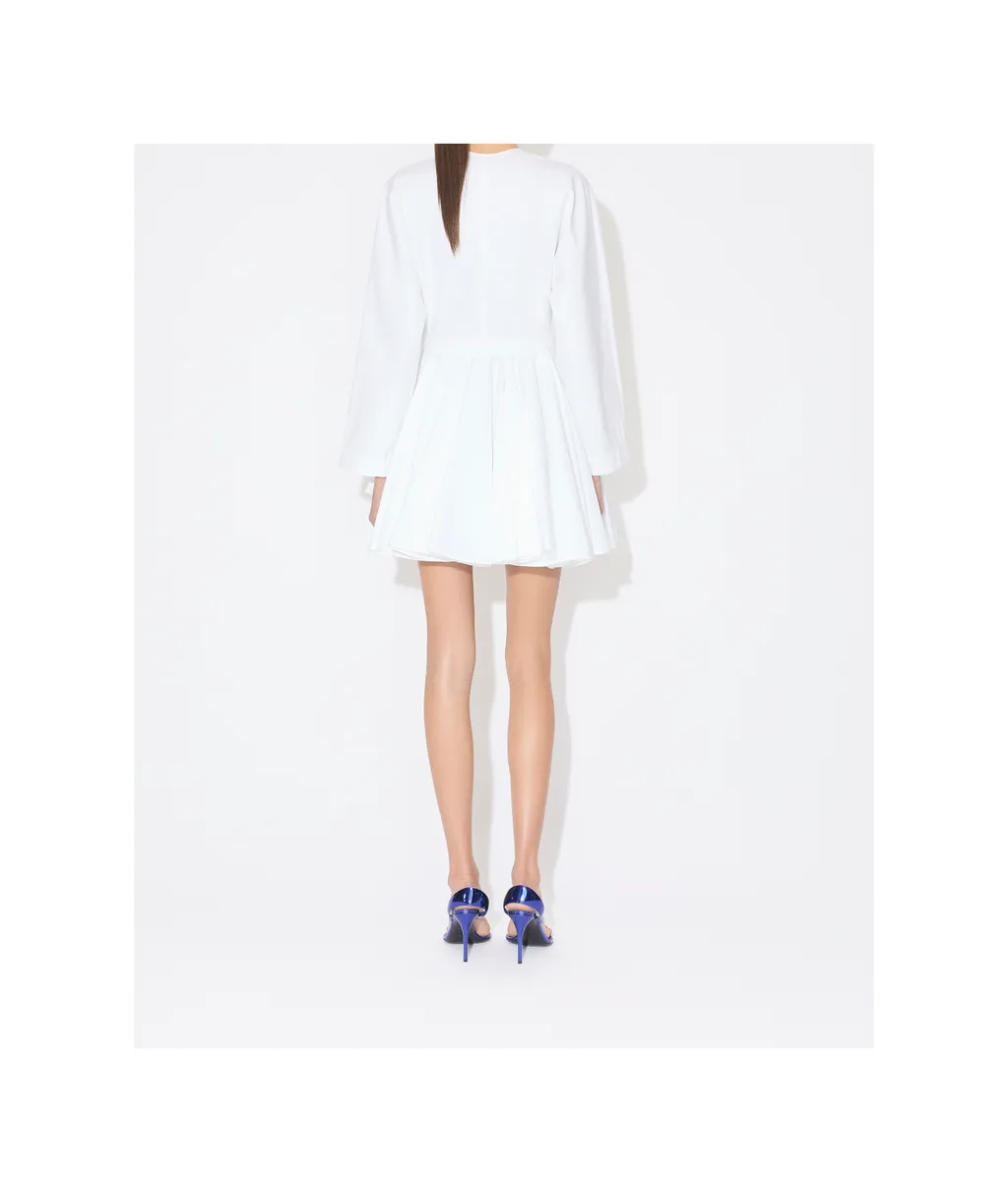 AlaÏA Asymmetrical V-Neck Short Dress