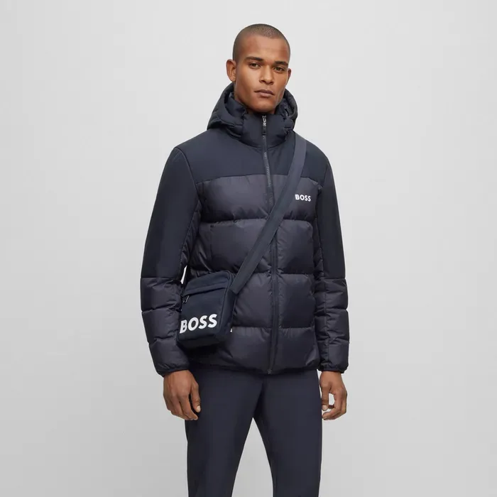 Logo Hooded Down Jacket
