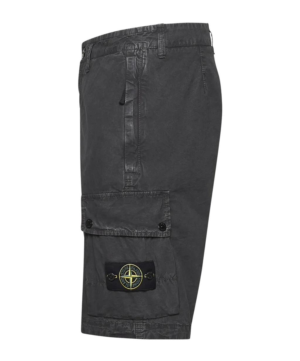Stone Island Compass Patch Bermuda Shorts
