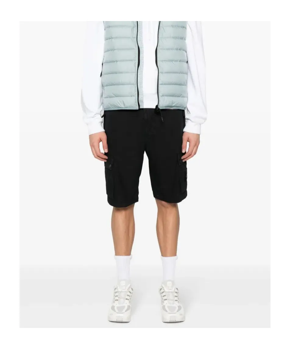 Stone Island Compass Patch Bermuda Shorts