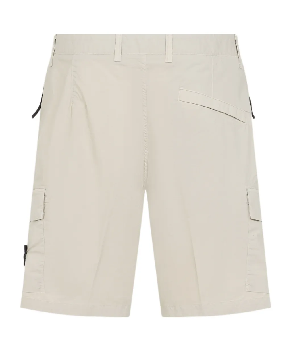 Stone Island Logo Patch Cargo Shorts