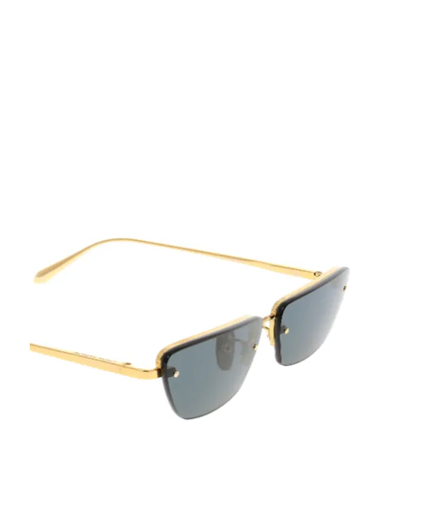 Linda Farrow Rectangular Frame Sunglasses