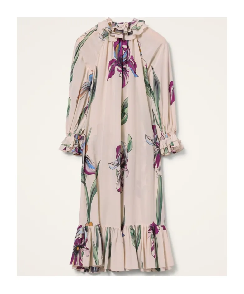 Jude Floral-Print Midi Dress