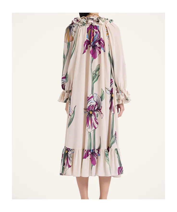 Jude Floral-Print Midi Dress