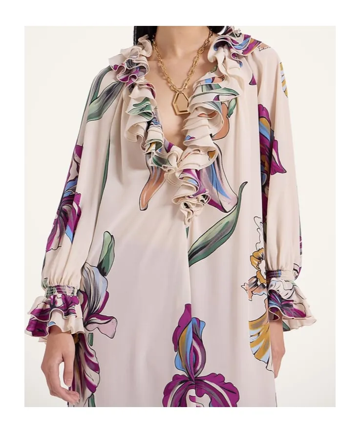 Jude Floral-Print Midi Dress