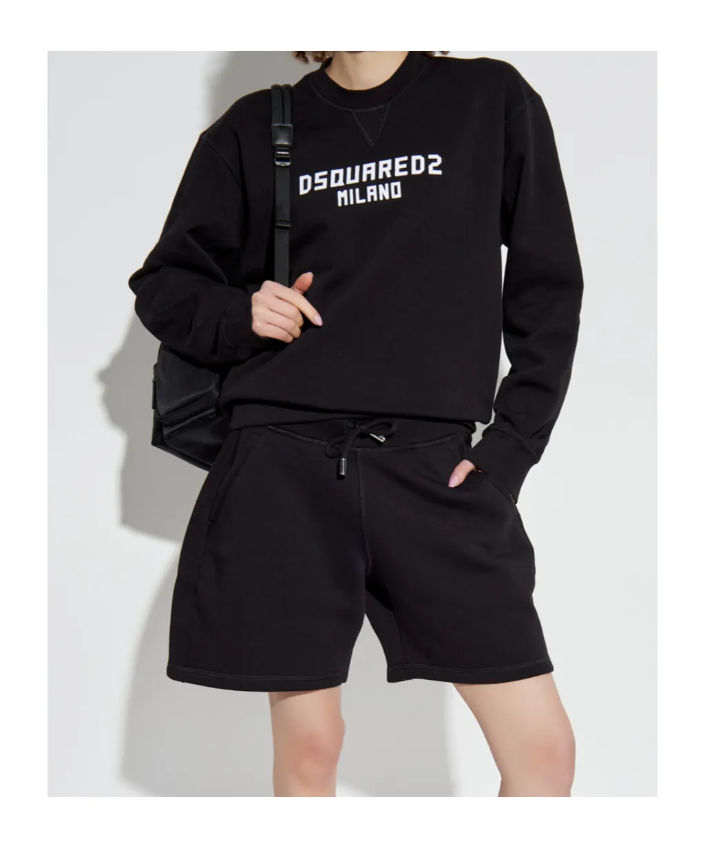 Dsquared2 Logo Printed Crewneck Sweatshirt