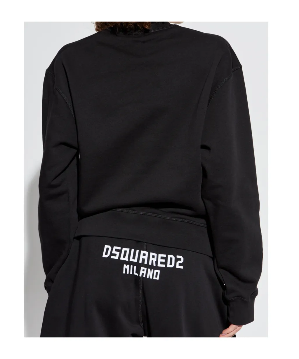 Dsquared2 Logo Printed Crewneck Sweatshirt