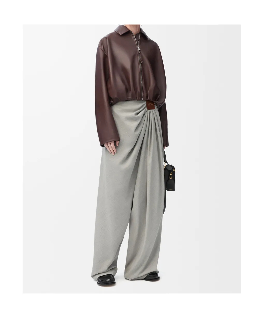 Loewe Draped Leather Jacket