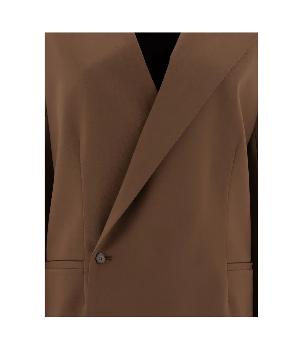 Long-Sleeved Suit Coat