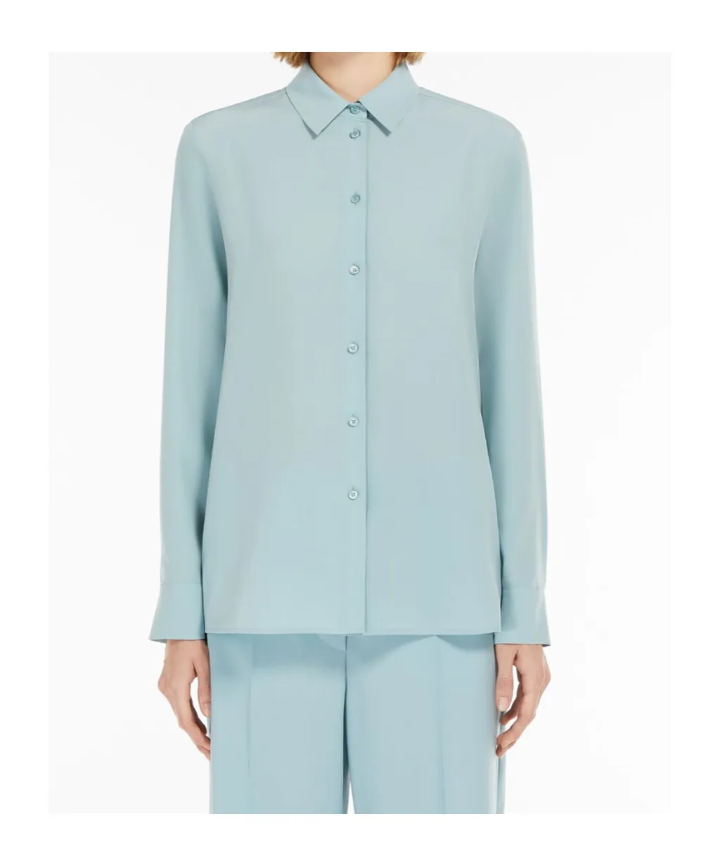 Relaxed-Fit Silk Shirt