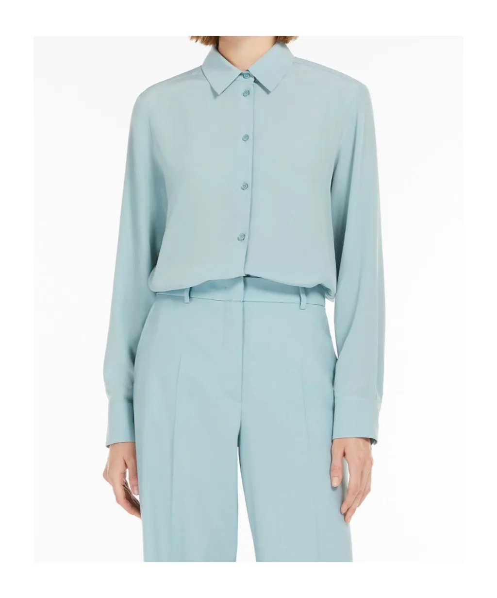 Relaxed-Fit Silk Shirt