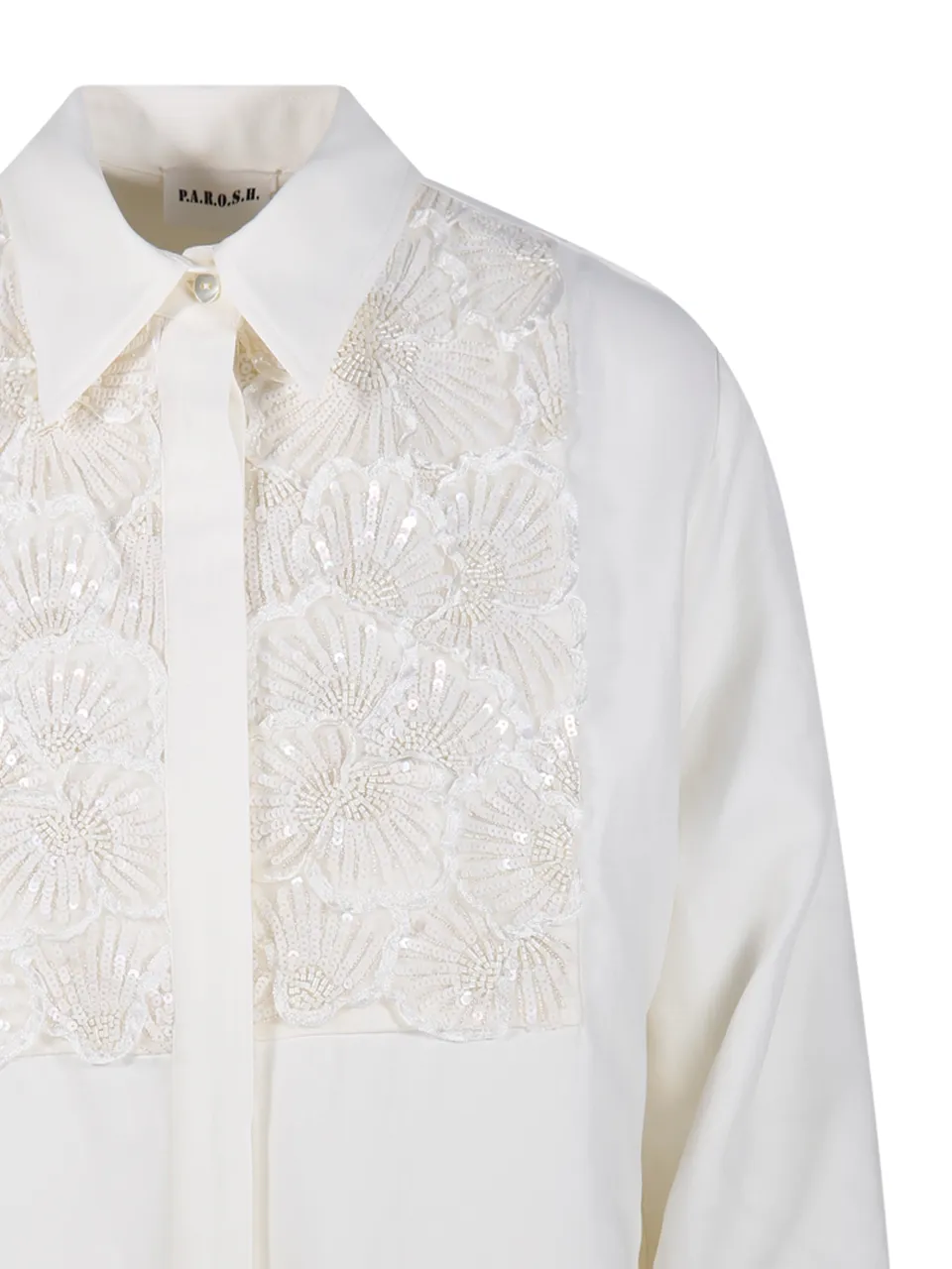 P.A.R.O.S.H. Embellished Long Sleeve Top