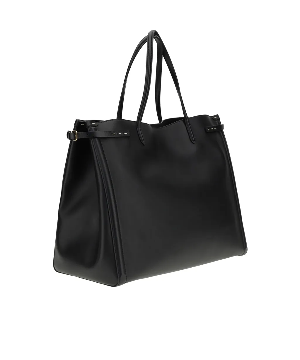 Valentino Antibes Vlogo Plaque Medium Tote Bag