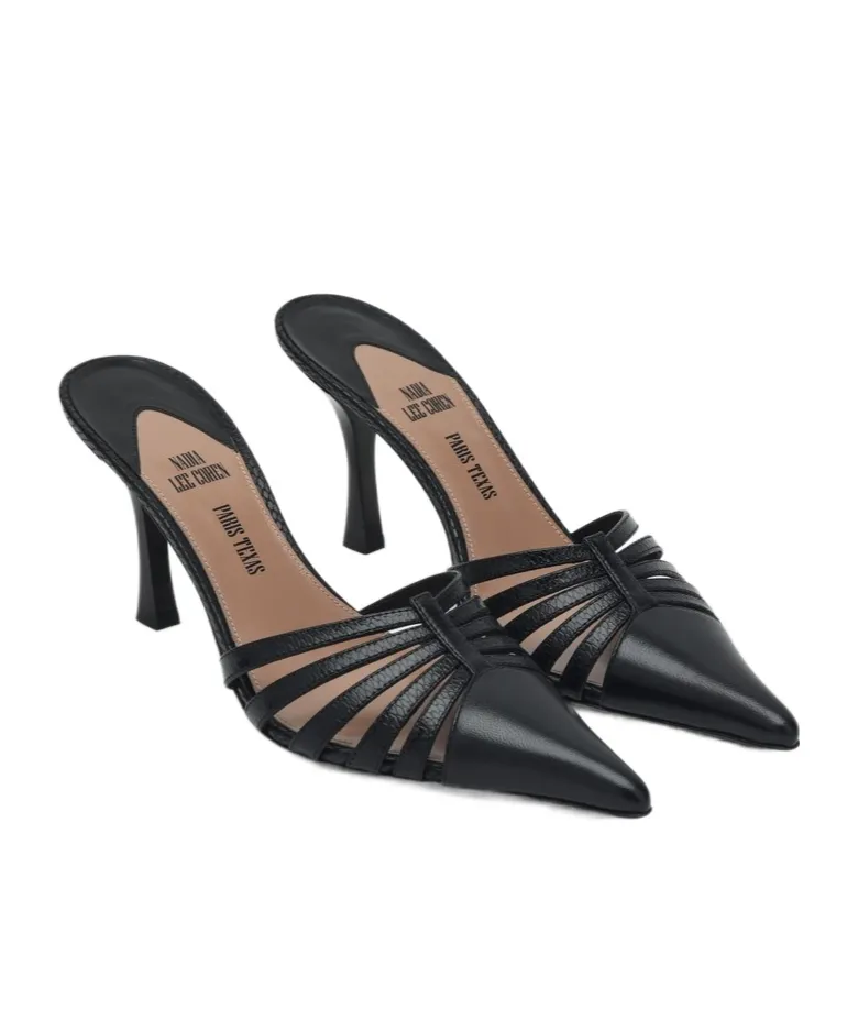 Pointed High-Heeled Sandals
