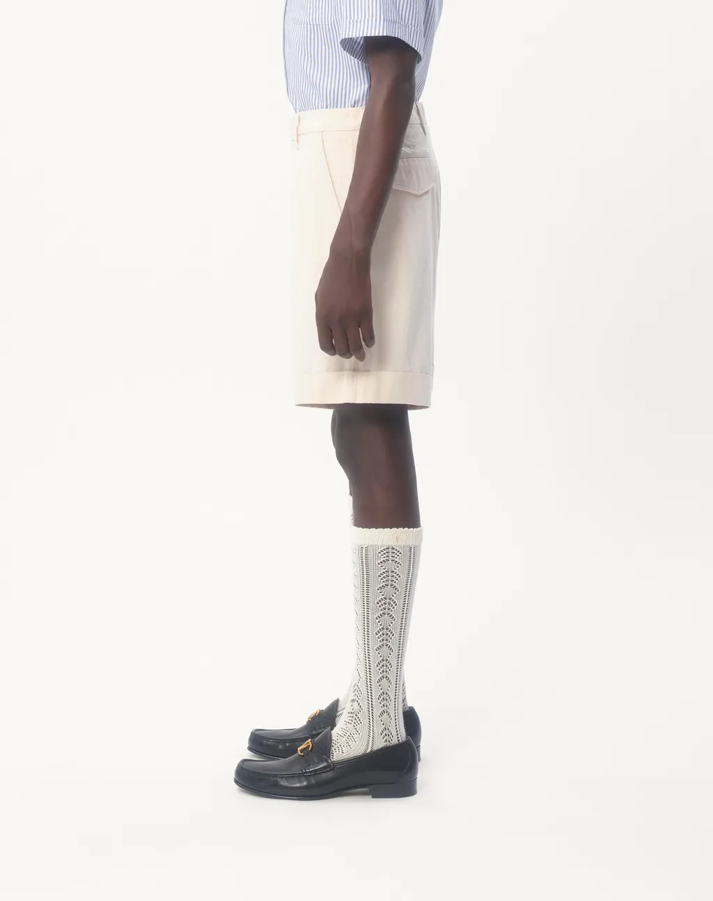 Valentino Turn-Up Hem Bermuda Shorts