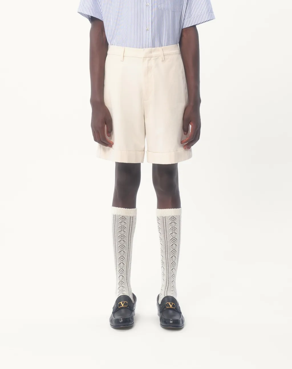 Valentino Turn-Up Hem Bermuda Shorts