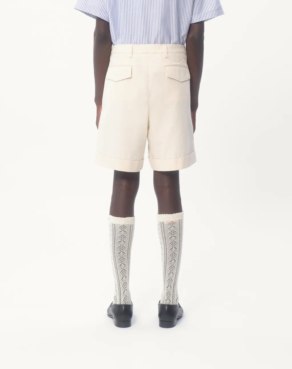 Valentino Turn-Up Hem Bermuda Shorts