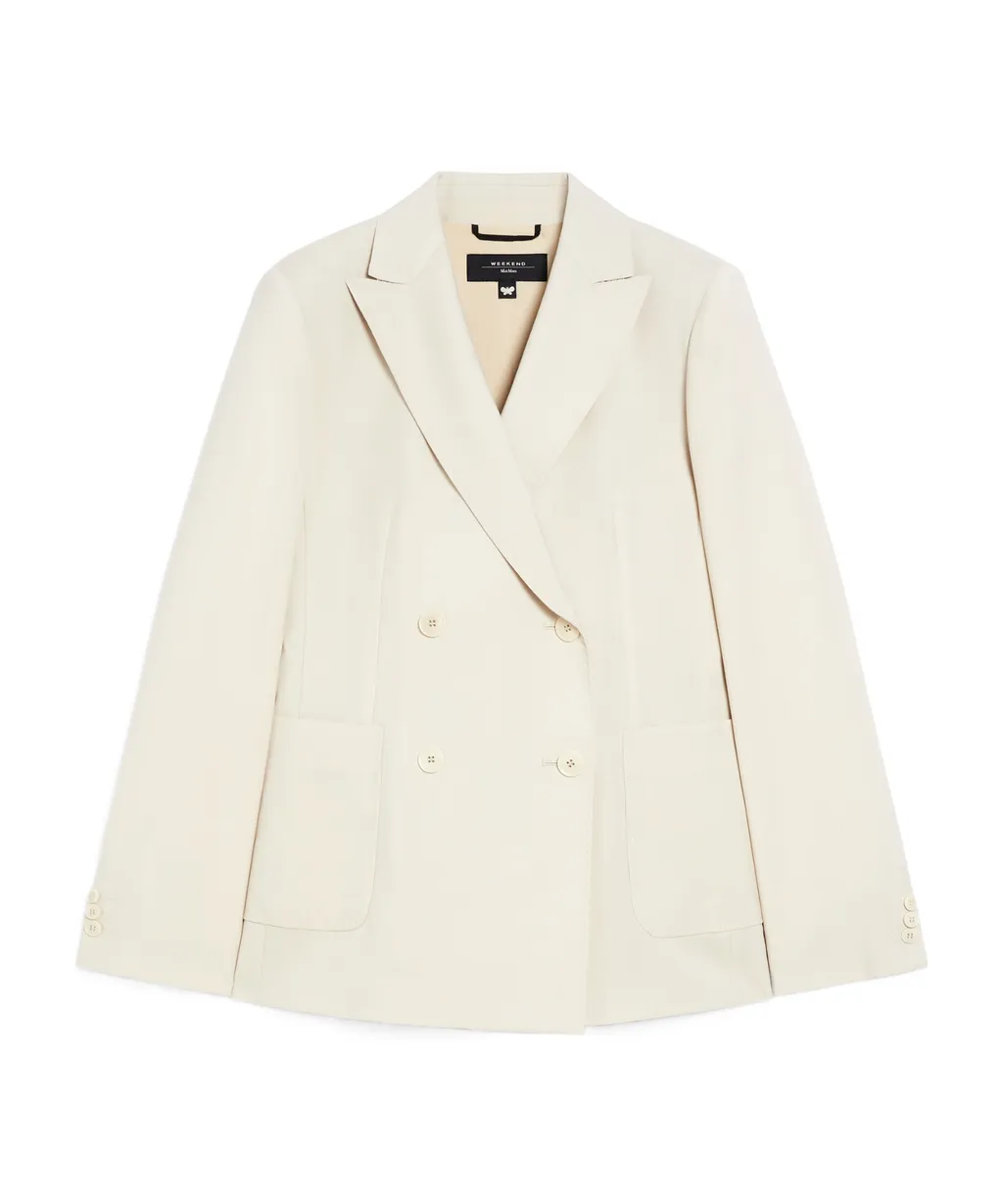 Weekend Max Mara Nervoso Double-Breasted Tailored Blazer